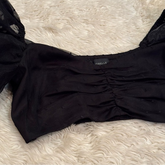 Majorelle Sophia Crop Top in Black - Size Medium - Picture 3 of 6